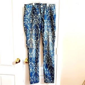 Printed blue jegging jeans pants...junior 9